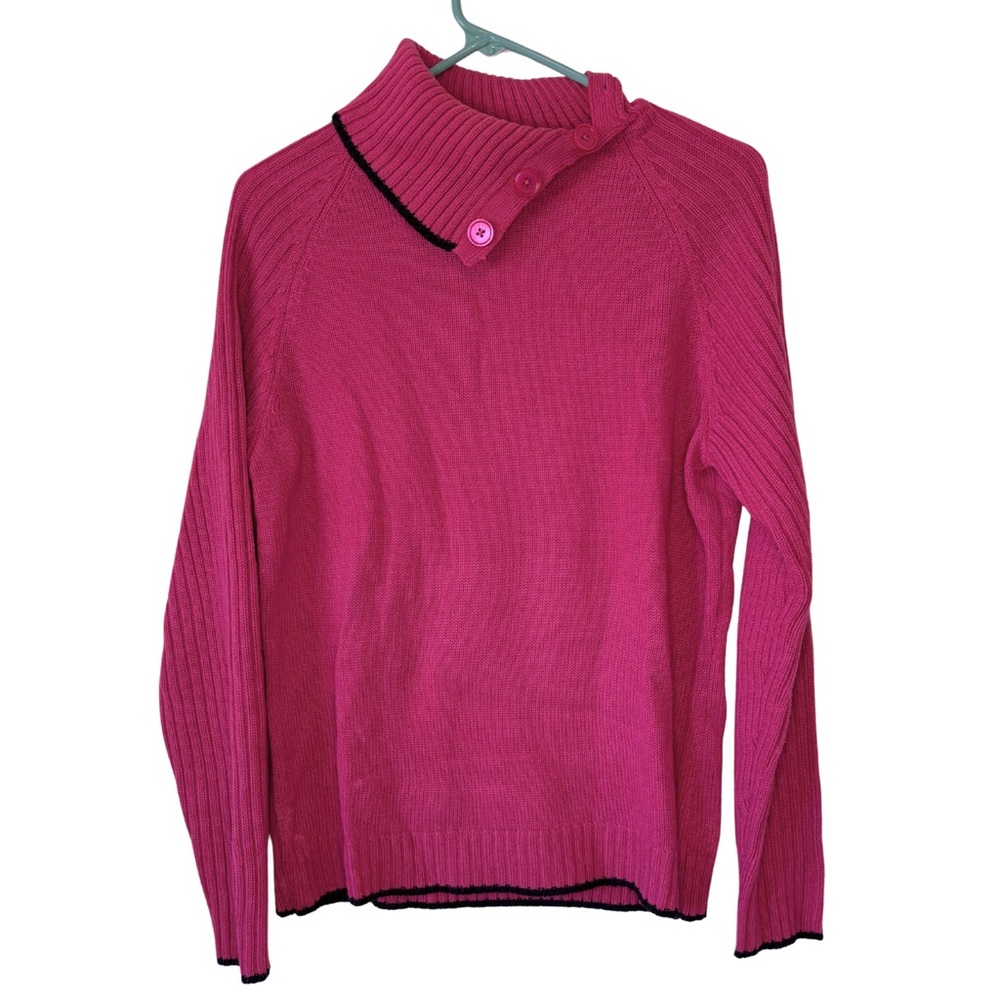 3/$20 Mountain Lake Fuchsia Pink Cowl Neck Sweater